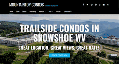 Desktop Screenshot of mountaintopcondos.com